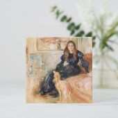 ジュリー・マネとそのグレイハウンド（Berthe Morisot著） カード (スタンド正面)