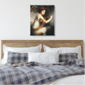 ジュリー・ル・ブランポートレート, c.1797 キャンバスプリント (インサイチュ (寝室))