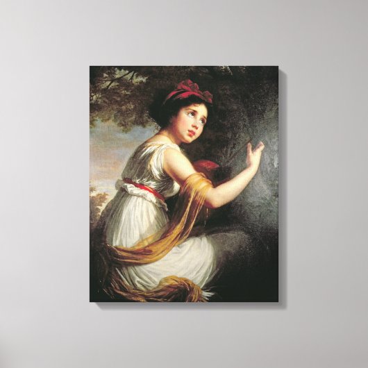 ジュリー・ル・ブランポートレート, c.1797 キャンバスプリント (正面)