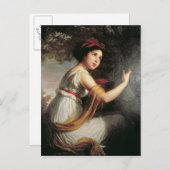 ジュリー・ル・ブランポートレート, c.1797 ポストカード (正面/裏面)