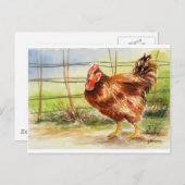 ジュリー・レモンズの『おはよう』.jpg ポストカード (正面/裏面)