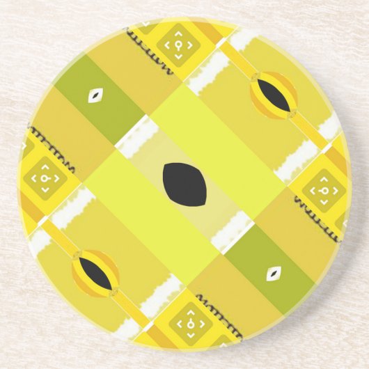 ジュリーEverhart著金のパレットの砂岩コースター コースター (正面)