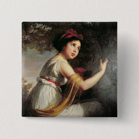 ジュリーLe Brun、c.1797のポートレート 缶バッジ (正面)