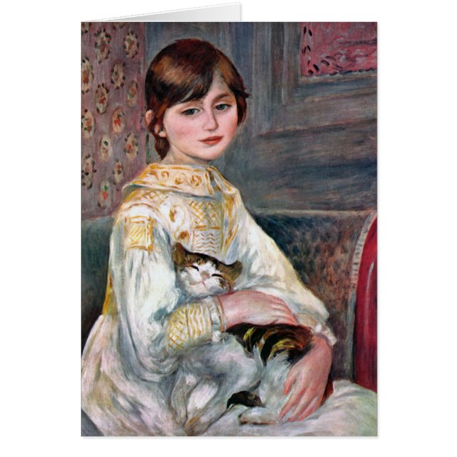 ジュリーManet (猫を持つ子供)ルノアール (正面)