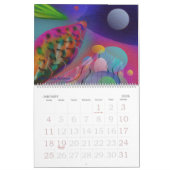 ジュリーRichmanによってデジタルすべての新しい芸術を抽出して下さい カレンダー (1月 2026)