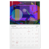 ジュリーRichman著抽象的な自然 カレンダー (1月 2026)