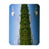 ジュルエナ、ブラジル。森林河川の堤防を反射 マグネット (縦)