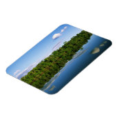 ジュルエナ、ブラジル。森林河川の堤防を反射 マグネット (左側)