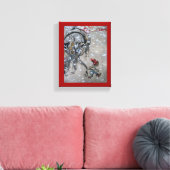 ジュルバックエン(ユール（キリスト降誕祭）ヤギ)勉強1911 キャンバスプリント (インサイチュ (リビング))