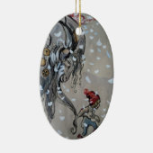 ジュルバックエン(ユール（キリスト降誕祭）ヤギ)勉強1911 セラミックオーナメント (右)