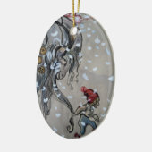 ジュルバックエン(ユール（キリスト降誕祭）ヤギ)勉強1911 セラミックオーナメント (左)