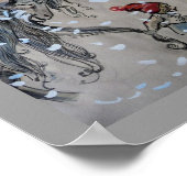 ジュルバックエン(ユール（キリスト降誕祭）ヤギ)勉強1911 ポスター (角)