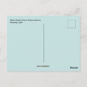 ジュルパドマサンバネパールの寺院 ポストカード (裏面)