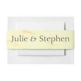 ジュレッパーソナライズされたプミント招待状用帯 招待状ベリーバンド