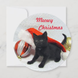 ジュンさんのクリスマスカード – かわいい猫の写真 シーズンカード