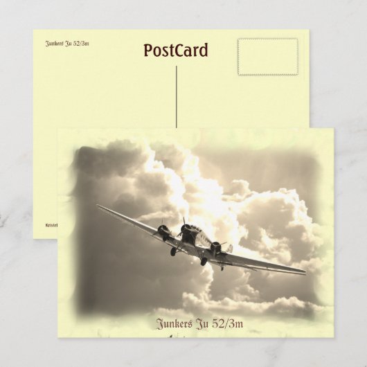 ジュンカーズ52/3m ポストカード (正面/裏面)