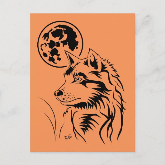 ジュンガートレメンダーウルフポストカルテ ポストカード (正面)