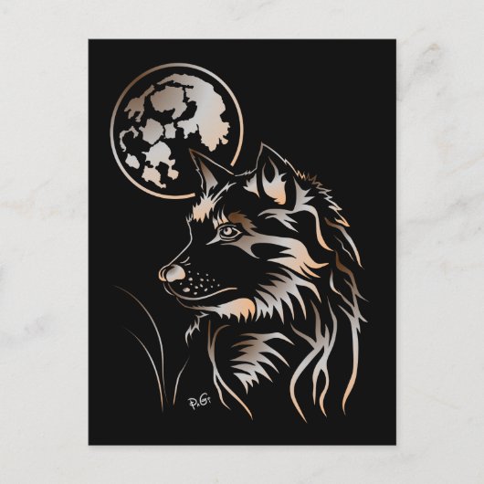 ジュンガートレメンダーウルフポストカルテ ポストカード (正面)