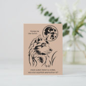 ジュンガートレメンダーウルフポストカルテ ポストカード (スタンド正面)