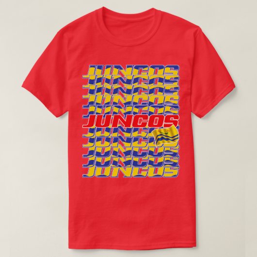 ジュンコスカスケード文字2 Tシャツ (デザイン正面)