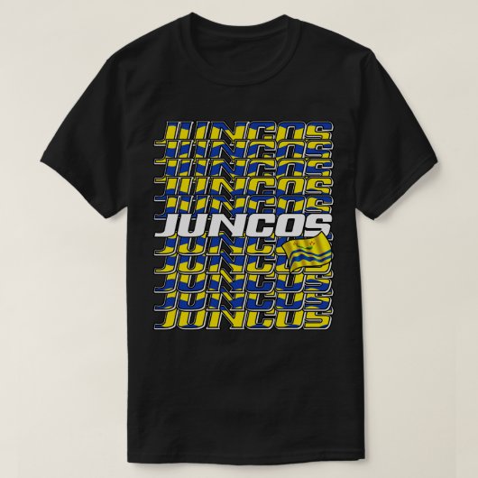 ジュンコスカスケード文字3 Tシャツ (デザイン正面)