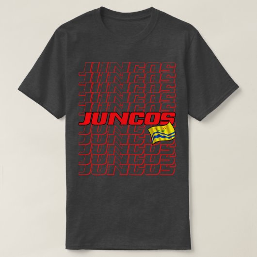 ジュンコスカスケード文字 Tシャツ (デザイン正面)