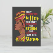 ジュンティーンス 私は嵐 メラニン 黒い少女 招待状 (スタンド正面)