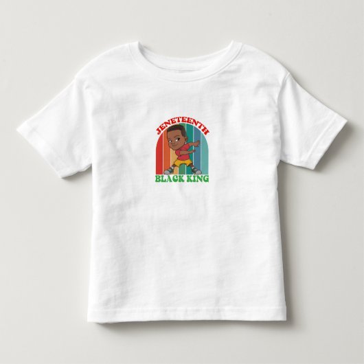 ジュンティーンズ ブラック キング トドラーTシャツ (正面)