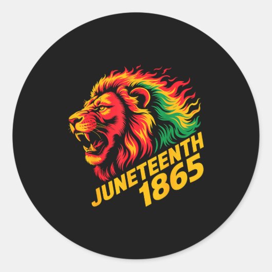 ジュンティーン 1865 ライオン ラスタ ラウンドシール (正面)
