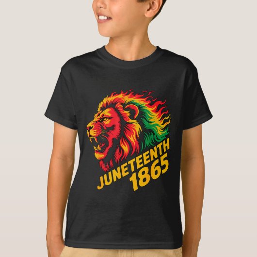 ジュンティーン 1865 ライオン ラスタ Tシャツ (正面)