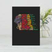 ジュンテントの夢が黒人の自由のために戦う導きとなる 招待状 (スタンド正面)