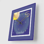 ジュンバー22ゼルクラドゥールフィン22ファナドゥールウアー スクエア壁時計 (傾斜)