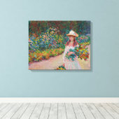 ジュンフィルダン・ル・ジャルダン・デ・ジヴェルニー, 1888 キャンバスプリント (インサイチュ (ウッドフロア))