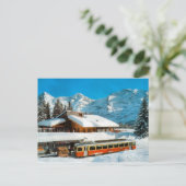 ジュンフラウ州クライナーシェイデグ駅 ポストカード (スタンド正面)