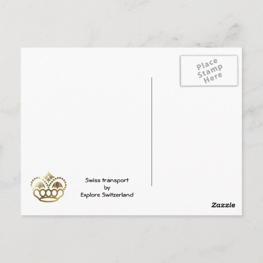 ジュンフラウ州クライナーシェイデグ駅 ポストカード (裏面)