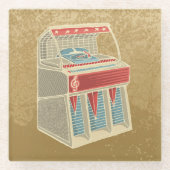 ジュークグランジボックス ガラスコースター (正面)