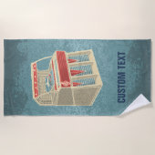 ジュークグランジボックス ビーチタオル (正面)