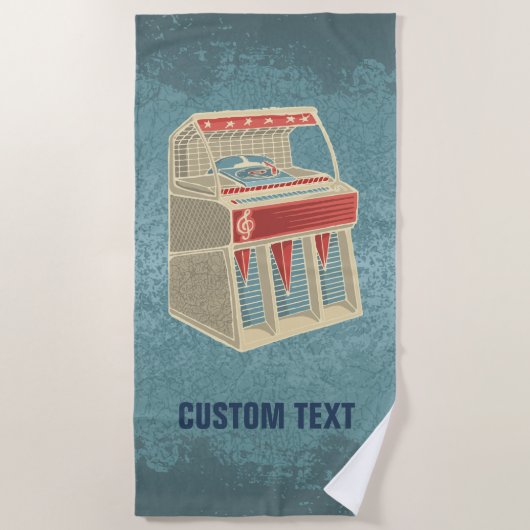 ジュークグランジボックス ビーチタオル (正面)