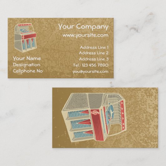 ジュークグランジボックス 名刺 (正面/裏面)