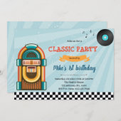 ジュークボックスのソックホップの招待 シーズンカード (正面/裏面)