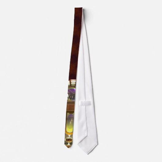 ジュークボックスのタイ ネクタイ (裏面)