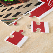 ジュークボックスのダイナー ジグソーパズル (側面)