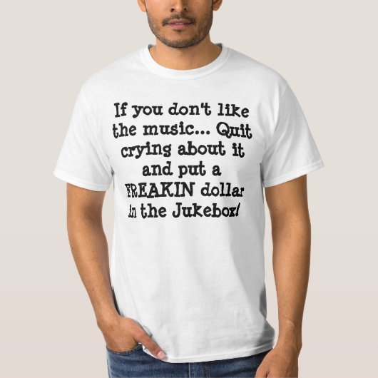 ジュークボックスのティー Tシャツ (正面)