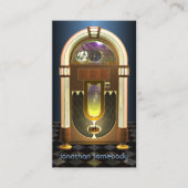 ジュークボックスのプロフィールカード 名刺 (正面)