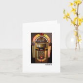 ジュークボックスのメッセージカード カード (黄色い花)