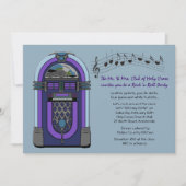 ジュークボックスの招待状 招待状 (正面)