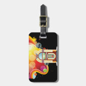 ジュークボックスの荷物のラベル ラゲッジタグ (正面縦)