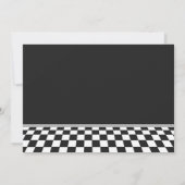 ジュークボックスの誕生日のダイナーの五十年代のレトロの写真の50年代 招待状 (裏面)