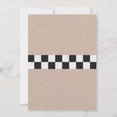 ジュークボックスの誕生日パーティの招待 招待状 (裏面)