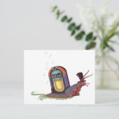 ジュークボックスカタツムリ ポストカード (スタンド正面)